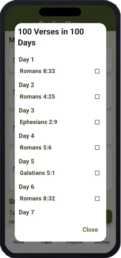 100 Verses in 100 Days plan